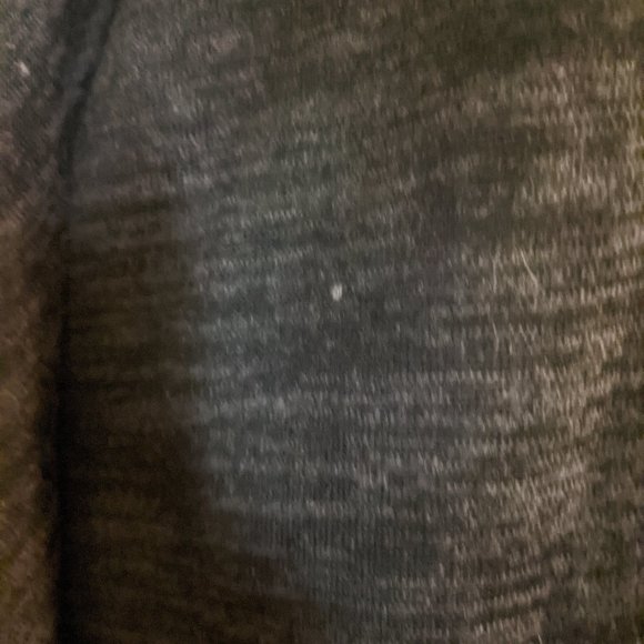 Charcoal Heather Gray Pullover Batwing Cowl Neck Sweater - Picture 8 of 8